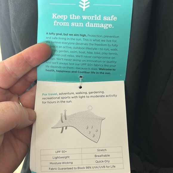 Coolibar women’s xl Navia cover up kimono dress swim upf 50+ sun safe new - Picture 7 of 10